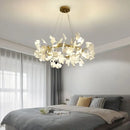 Axyaa Ginkgo Leaves Acrylic Chandelier Modern Luxury Pendant Lamp for Home Decor