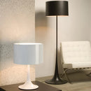 Axyaa Mushroom Designer Floor Lamp E27 for Living Room Bar Restaurant Decor White Black