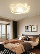 Axyaa Modern Minimalist Ceiling Light, Creamy Style, 2025 Eye-Care Bedroom Lamp