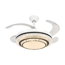 Axyaa 110V 220V LED Ceiling Fan with Remote Control and ABS Blades