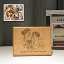 Axyaa Custom Vintage Wooden Photo Frames for Personalized Couple Gifts