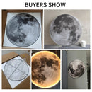 Axyaa Modern Moon Earth Wall Lamp for Living Room & Bedroom Decor
