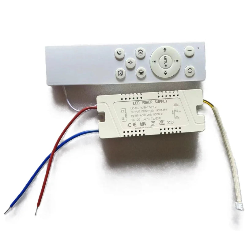 Axyaa Ceiling Light Drive with Wireless Remote Control for AC 85-265V Led Light Strips