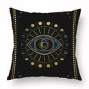 Axyaa Tarot Black Pillowcase 45x45cm for Home Decor and Living Room