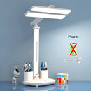 Axyaa Rechargeable Table Lamp with Fan, LED Clock Display and Reading Light