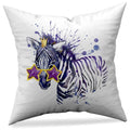 Axyaa Animal Print Pillowcase in Peach Skin Fabric - Modern Simple Cartoon Design