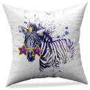 Axyaa Animal Print Pillowcase in Peach Skin Fabric - Modern Simple Cartoon Design