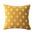Axyaa Soft Yellow Cotton Linen Cushion Cover for Stylish Home Decor