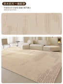 Axyaa Plush Living Room Carpet, Waterproof Bedroom Rug, Soft & Fluffy Large Area Rug