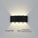 Axyaa Modern Garden Wall Light Waterproof Sconces LED Fixture IP66 AC85/265V