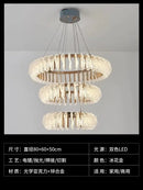 Axyaa Modern Acrylic Chandelier for Living Room Bedroom Dining Room