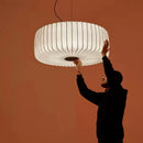 Axyaa White Cloth Pendant Light for Living Room and Restaurant