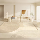 Axyaa Plush Area Rug Stylish Decor Carpet Soft Anti-slip Bedroom Living Room Mat