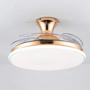 Axyaa Smart LED Fan Ceiling Chandelier for Living Room and Bedroom