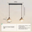Axyaa Yellow Travertine LED Pendant Lamp - Modern Cave Stone Chandelier