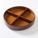 Axyaa Bamboo Rotating Seasoning & Cosmetic Storage Rack