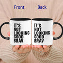 Axyaa Ceramic White Coffee Mug, Black Tea Cup Surprise Gift
