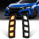 Axyaa LED Daytime Running Lights for Honda Civic Type R 10th Gen with Dynamic Turn Signal