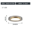 Axyaa Nordic LED Ceiling Lamp Copper Home Decor for Bedroom, Restaurant, Study
