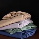 Axyaa Luxury Cotton Fitted Sheet for Hot Sleepers - Moisture-Wicking Mattress Cover