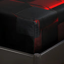 Axyaa Red Plaid Fitted Sheet Set with Soft HD Printing