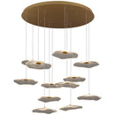 Axyaa Crystal Chandelier Stair Pendant Lamp Living Room Interior Lighting