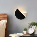 Axyaa Iron Round LED Wall Lamp for Living Room Bedroom, Nordic Acrylic Light Fixtures