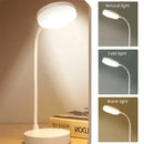 Axyaa Rechargeable Desk Lamp LED with 3 Modes Dimming, Bedside Reading Light