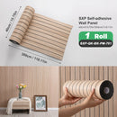 Axyaa 3D Partition Splicing Stickers Self-Adhesive Foam Roll Set for Indoor Use