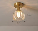 Axyaa Modern Glass Shade Ceiling Lights with E27 Holder