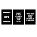 Inspirational Canvas Painting Wall Art with Motivational Quote Print by Axyaa
