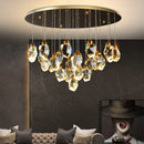 Axyaa Luxury Crystal Chandelier for Living Room, Dining, and Bedroom