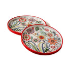 Axyaa Ceramic Vegetable Plate - Butterfly Love Flower Ins Style Anti-Scalding Dish