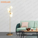 Axyaa Glass Ball Table Lamp Bedroom Bedside Nordic Living Room Floor Study Desk Light