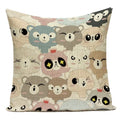 Axyaa Cartoon Pillow Cover: Cute Print Pillow Cover for Home, Bedroom, & Car