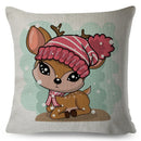 Axyaa Nordic Animal Cushion Cover - 45x45cm