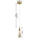Axyaa Gold LED Chandelier for Staircase & Living Room