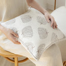 Jacquard Sofa Cushion Cover by Axyaa - Soft, Decorative, Zipper Closure