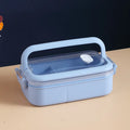 Axyaa Wheat Straw Microwave Lunch Box for Kids - Portable Bento Container