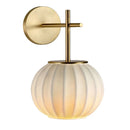 Axyaa Retro Chinese Style Silk Wall Light Bedside Sconce Lamp for Bedroom Study