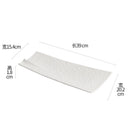 Axyaa Matte Ceramic Sushi Plate Long Strip Fish Dish Molecular Cuisine Tableware
