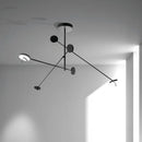 Axyaa Rotatable Line LED Chandelier for Living Room and Office
