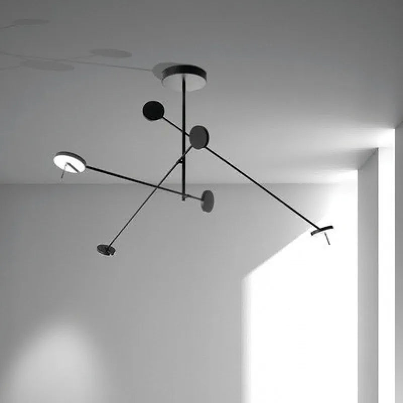 Axyaa Rotatable Line LED Chandelier for Living Room and Office