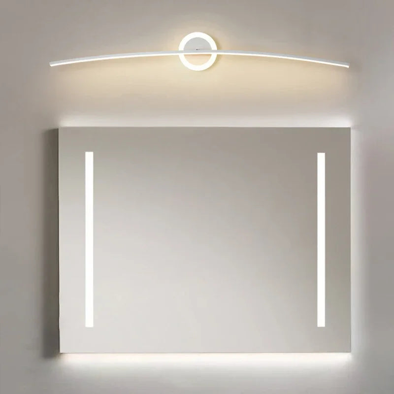 Axya Modern LED Bathroom Wall Mirror Light Fixture for Home Decor