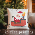 Axyaa Christmas Cartoon Pillow Covers: Sofa, Bedroom, Car, Rectangular Cushion Cover