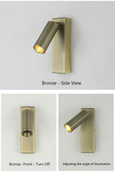 Axyaa Rotatable LED Wall Sconce Lamp for Bedroom, Hotel - Modern Design