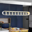 Axyaa Magic Bean Glass Pendant Light Gold Tricolor Color Changing Nordic Designer Lamp