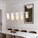 Axyaa Glass Ribbon Chandeliers: Luxury Pendant Lights for Villa Living Room & Bedroom