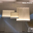 Axyaa Knitted Fabric LED Pendant Lights for Modern Minimalism Dining Room and Office Decor.