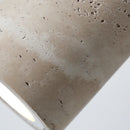 Axyaa Wood Yellow Travertine LED Wall Lamp Up Down Rotate Wall Art Mirror Light